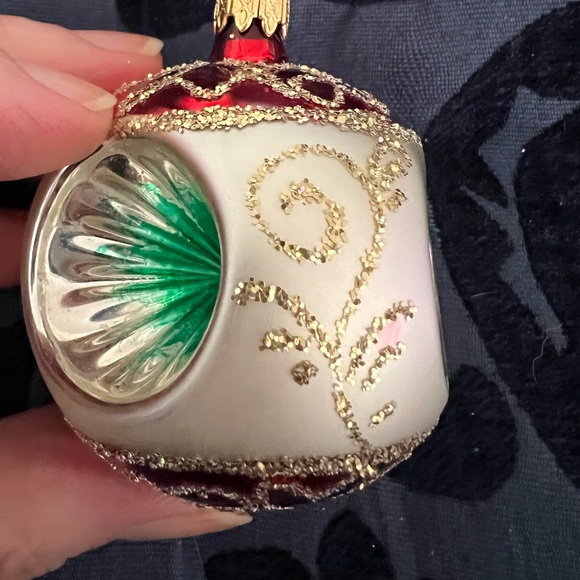 Colorful Vintage Christmas Ornaments Set of 4 - Picture 2 of 12